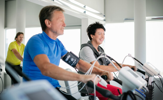 Ergometertraining im Humanomed Zentrum Althofen