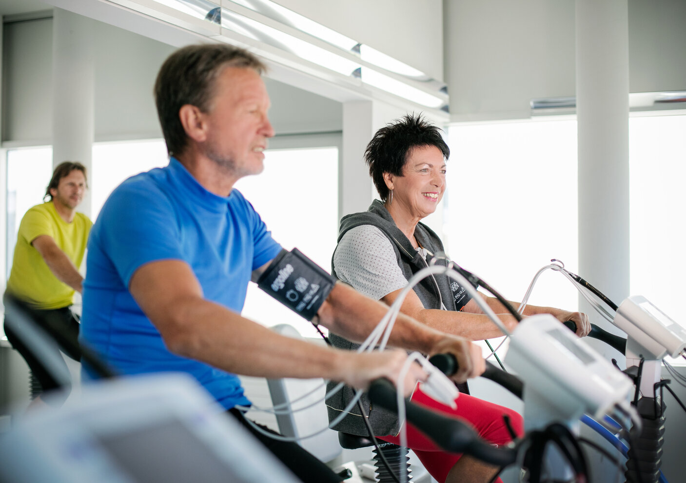 Ergometertraining im Humanomed Zentrum Althofen